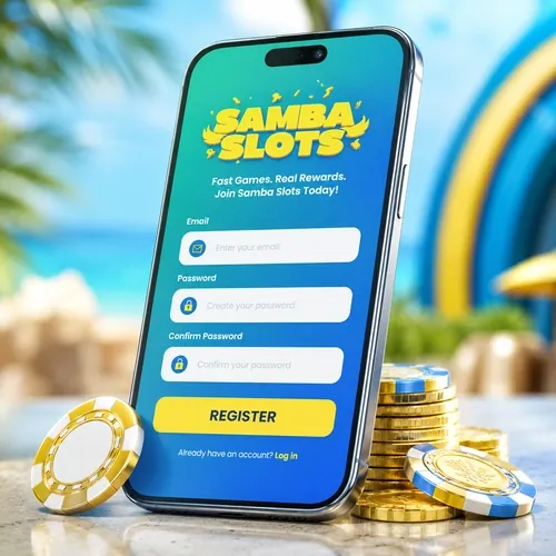 Formulaire d'inscription Samba Slots Casino étape par étape